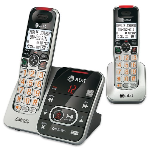 2 handset phone system with caller ID/call waiting - view 1